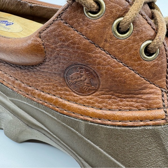 Crocs Islander Waterproof  Leather Duck Boots Color Brn Sz 12 - Picture 6 of 11